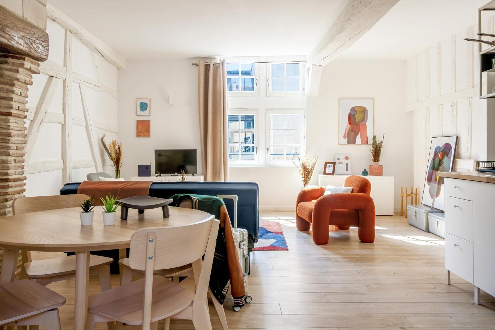 Le Loft Brunneval - Refuge Arty Du Xvie Siecle Apartment Troyes Exterior foto